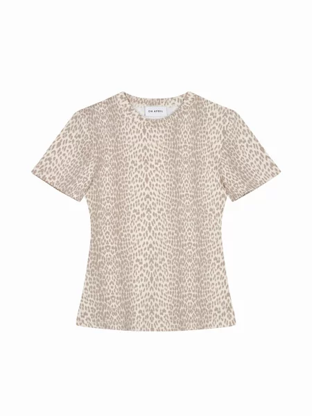 OH APRIL Tricou Joy / închis bej