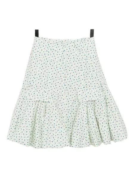 Midi-suknja Rokh s cvjetnim printom s printom iznad koljena