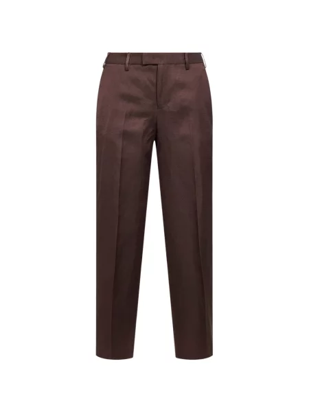 Spodnie Pt Torino brązowe