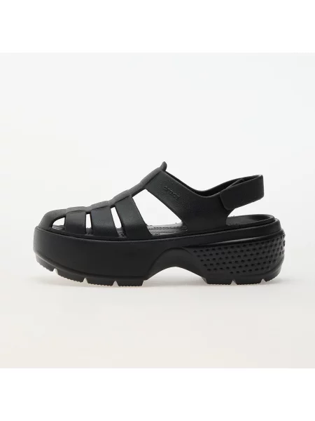 Сандалі Crocs Stomp Fisherman Sandal на платформі чорний