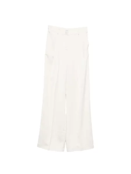 Plisirane hlače The Andamane bijela