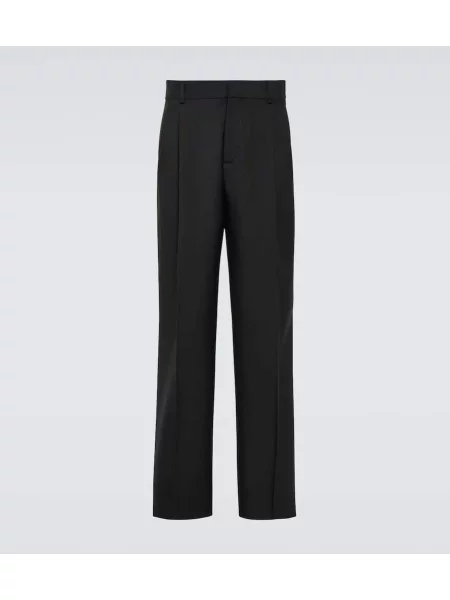 Pantaloni Versace de lână negru