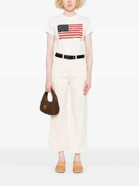 Długa koszulka Polo Ralph Lauren bez rękawów skórzana niebieska