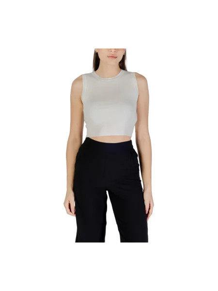 Top Jacqueline De Yong o krotszym kroju biały