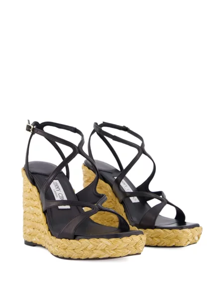 Sandale Jimmy Choo cu pană negru