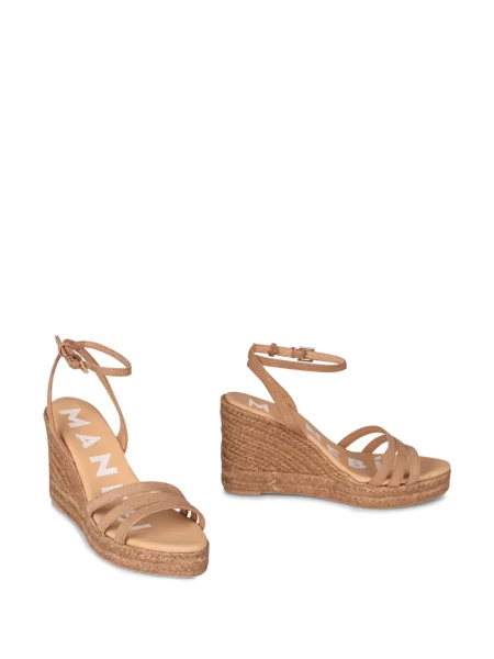 Espadrile Manebi din piele de căprioară