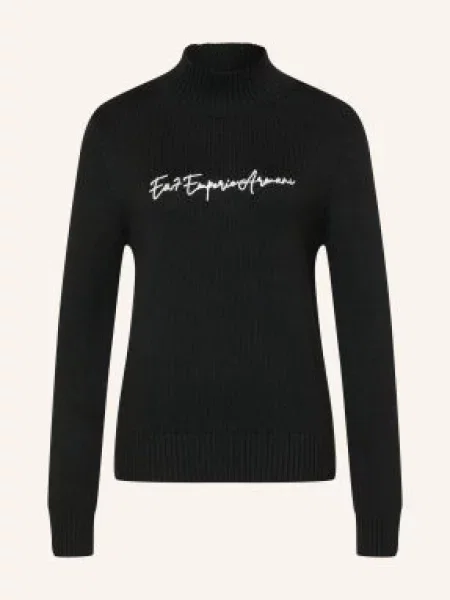 Emporio Armani Sweter schwarz biały