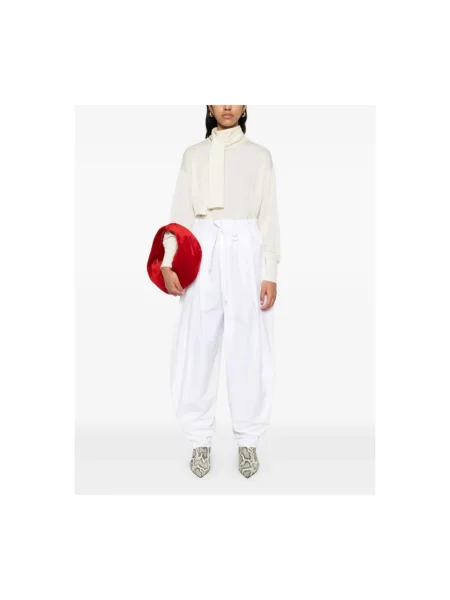 Spodnie Jil Sander białe