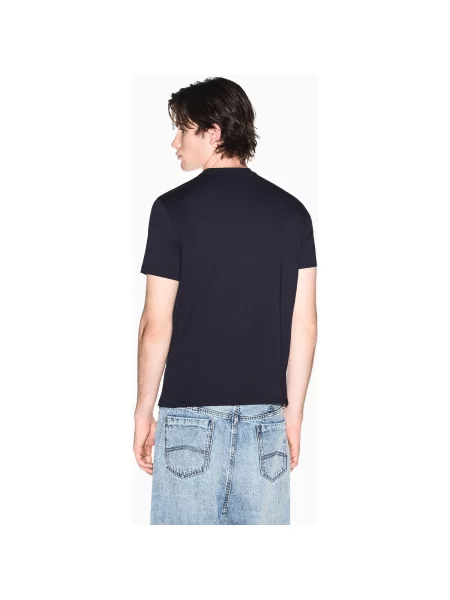 Tricou Eax albastru