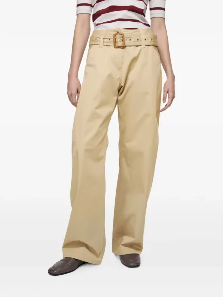 Cu centură pantaloni Acne Studios din țesătură twill