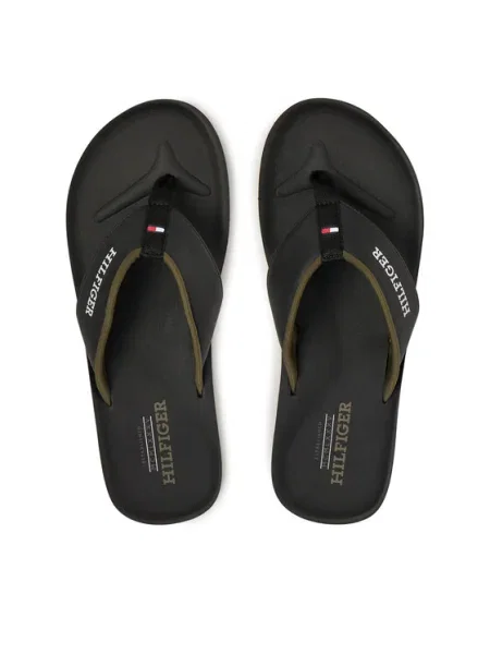 Джапанки Tommy Hilfiger PADDED COMFORT HILFIGER B SANDAL черно
