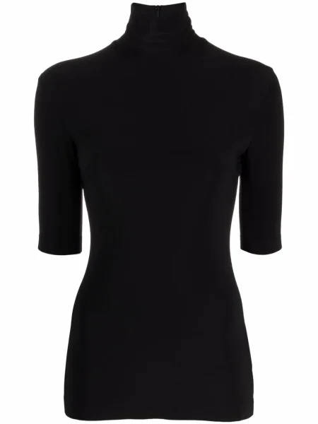 Top Norma Kamali tricotate negru