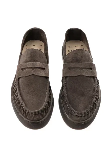 Κιλότα Copenhagen σουέτ slip-on μαύρο