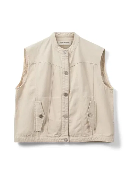 Kamizelka jeansowa Sofie Schnoor biała