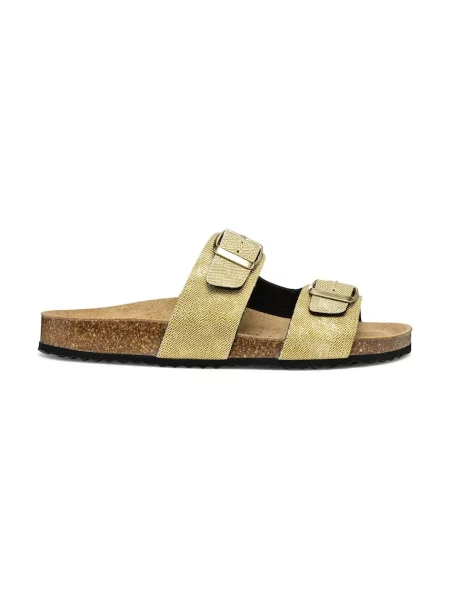 Чехли Geox D BRIONIA златисто