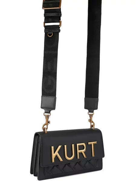 Kurt Geiger London geantă de piele Shoreditch negru