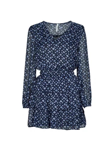 Rochie din denim Pepe Jeans scurtă