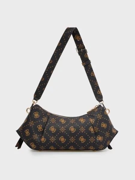 Сумка Guess з принтом чорна