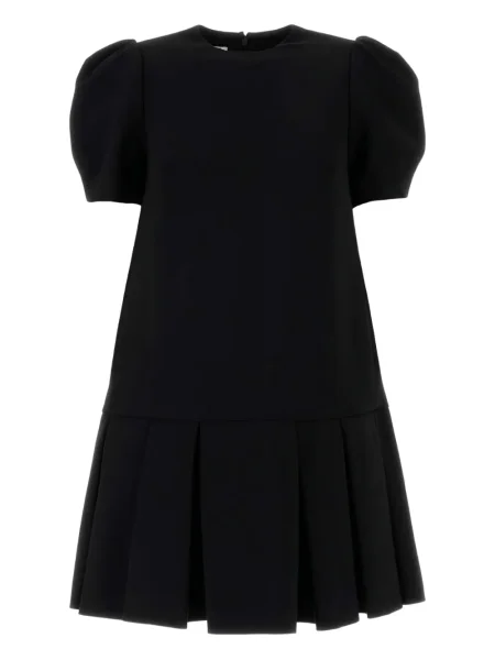 Rochie mini Moschino plisată de costum negru