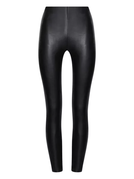 Leggings Wolford din piele negru