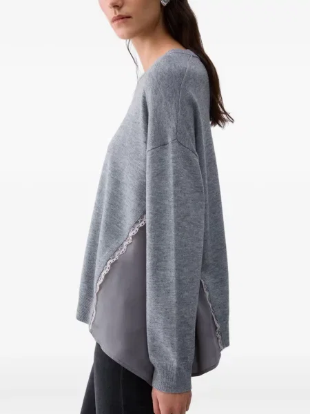Pulover Liu Jo din satin gri