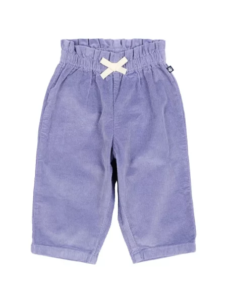 Dětské kalhoty Petit Bateau fialové