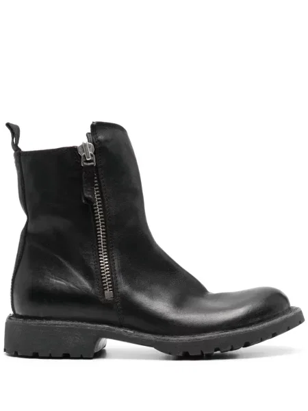 Cizme scurte Moma din piele negru