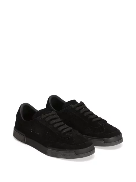 Sneakerși Dolce & Gabbana din piele de căprioară negru