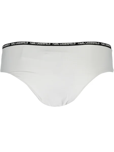 Plavky Karl Lagerfeld Beachwear biela