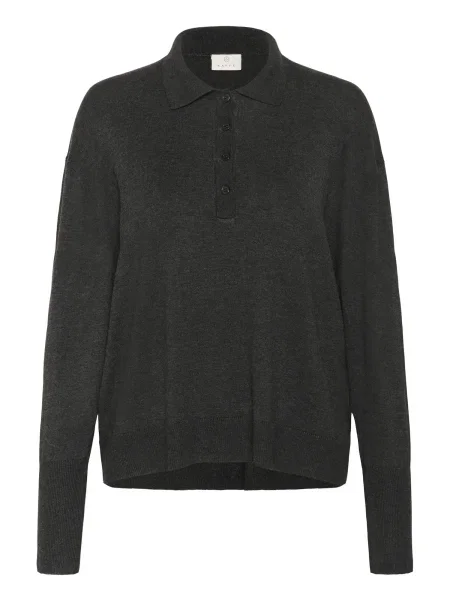 Kaffe Pulover Liza metalic gri