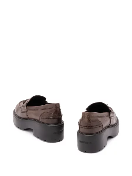 Pantofi loafer Miu Miu chunky maro