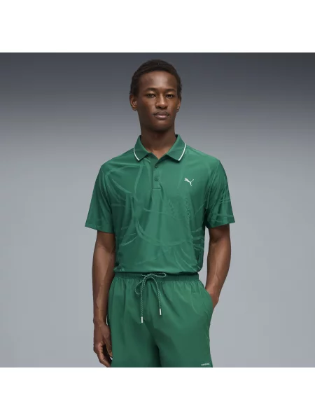 PUMA koszulka polo Odzież M zielony