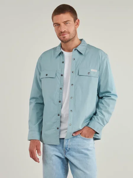 Džínsová košeľa Calvin Klein Jeans modrá