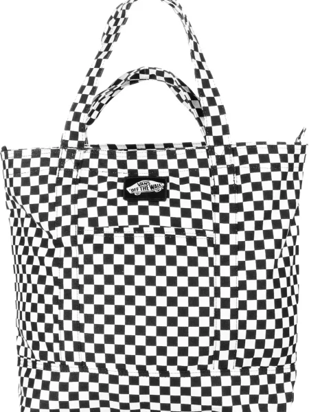 VANS Shopper torba Tell All crna bijela