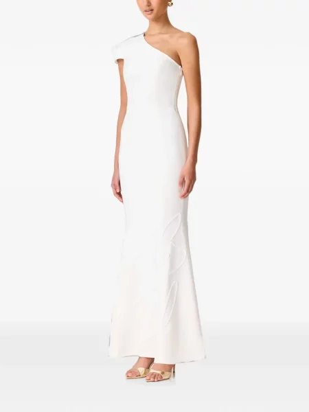 Rochie maxi Elliatt cu model floral alb