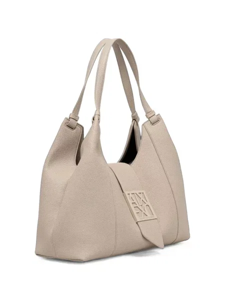 Geantă shopper Armani Exchange cu autograf