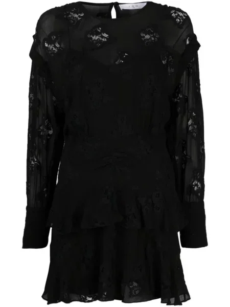 Rochie Iro din dantelă de costum negru