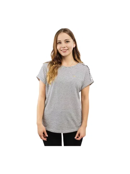 Koszulka Emporio Armani Ea7 z okrągłym dekoltem biała
