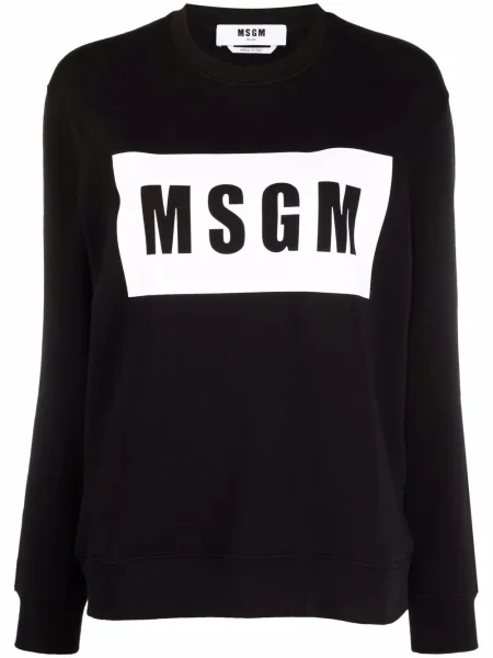 Pulover Msgm cu imagine negru