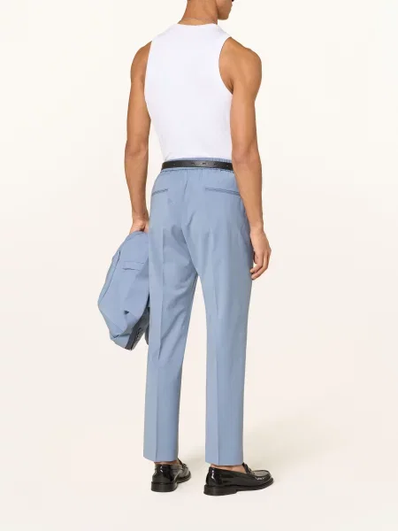 I'm Brian Spodnie Garniturowe Regular Fit blau
