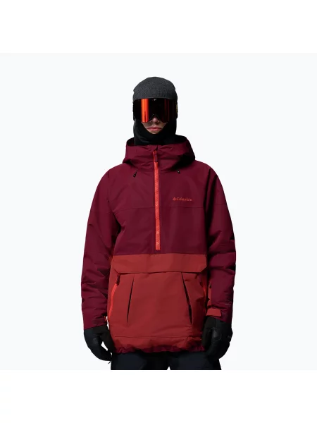 Geacă de snowboard pentru bărbați Columbia Coreshot Shell Anorak red oxide/rich wine roșu