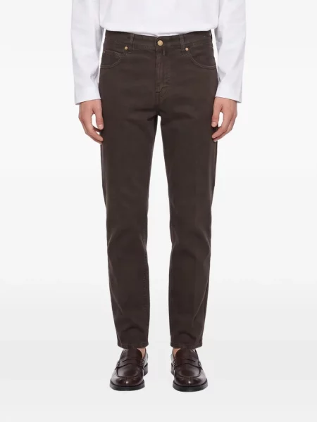 Pantaloni Briglia 1949 cu 5 buzunare cu autograf maro