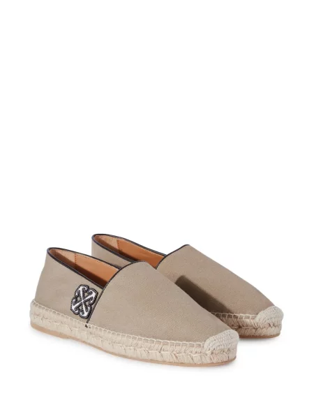 Espadrilės Off-white su aplikacija balta
