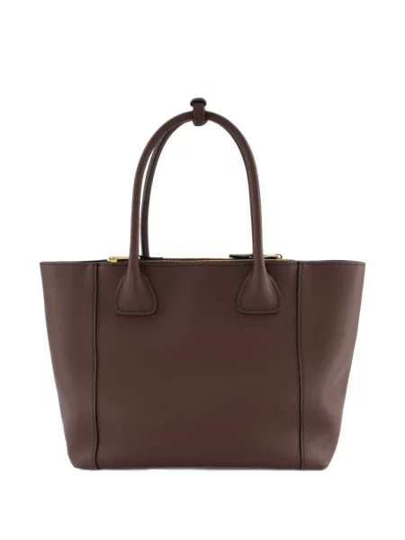 Geantă shopper Prada din piele maro