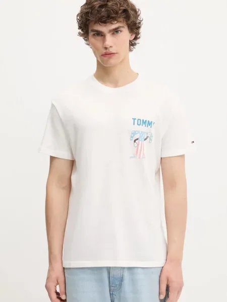 Kratka majica Tommy Jeans bela