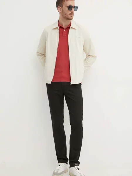Джинсовая куртка Pepe Jeans бежевая
