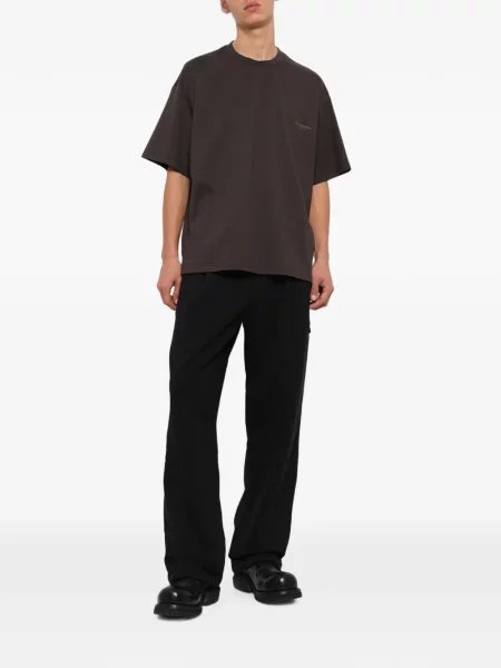 Tricou Wooyoungmi cu imagine maro