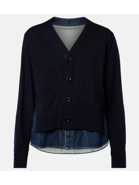 Cardigan Sacai albastru