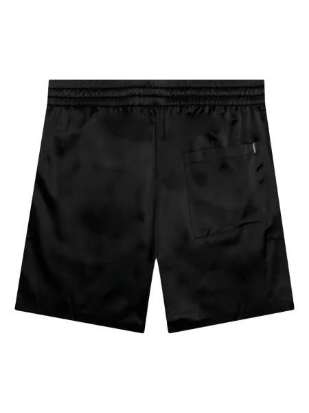 Pantaloni scurți Nahmias de mătase negru
