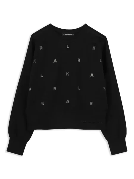 Bluza dziecięca Karl Lagerfeld czarna